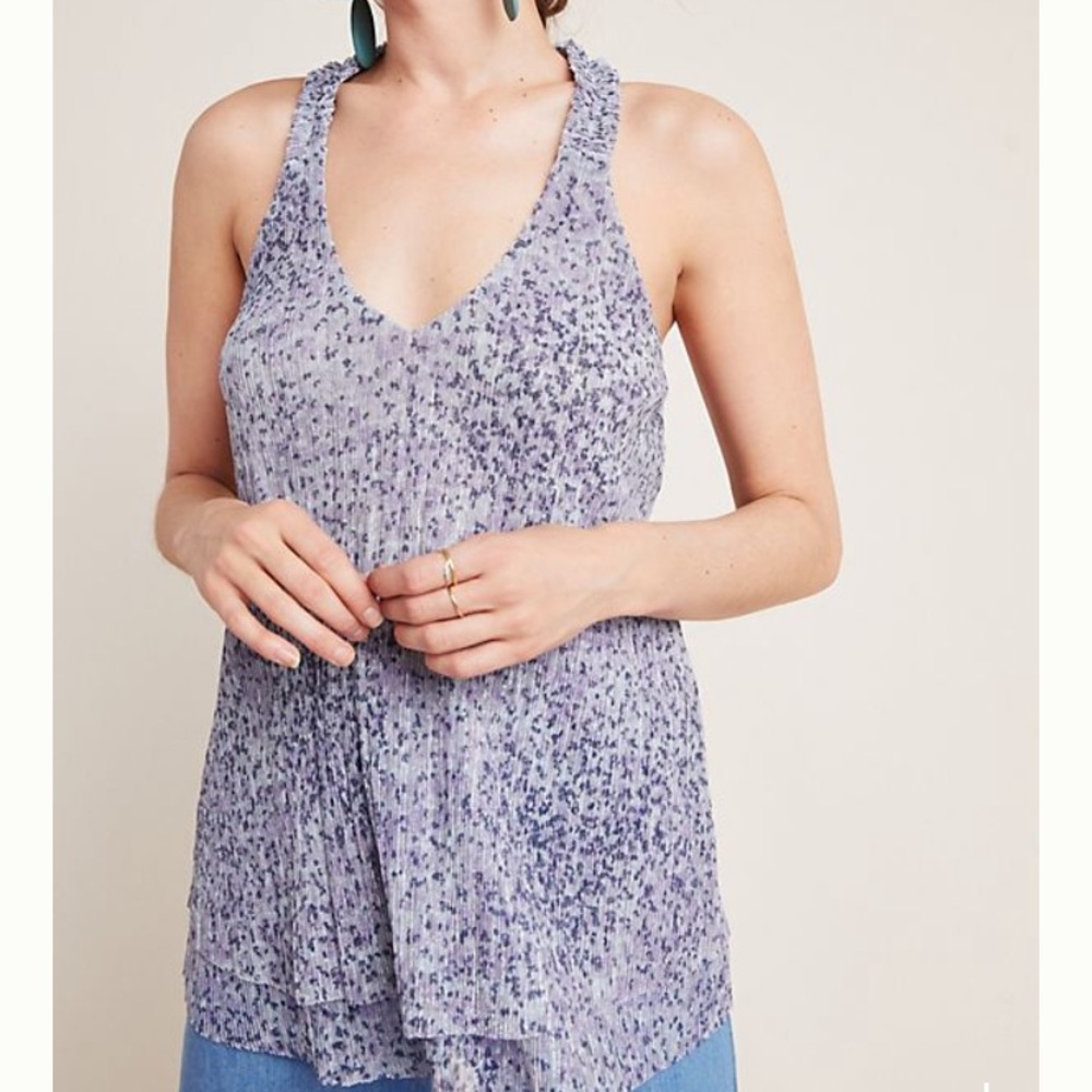 Anthropologie shimmer top